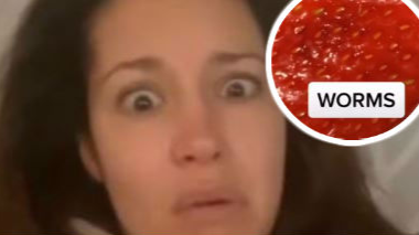 Horrifying TikTok Video Shows Worm Crawling Across Strawberry After Being Placed In Salt Water