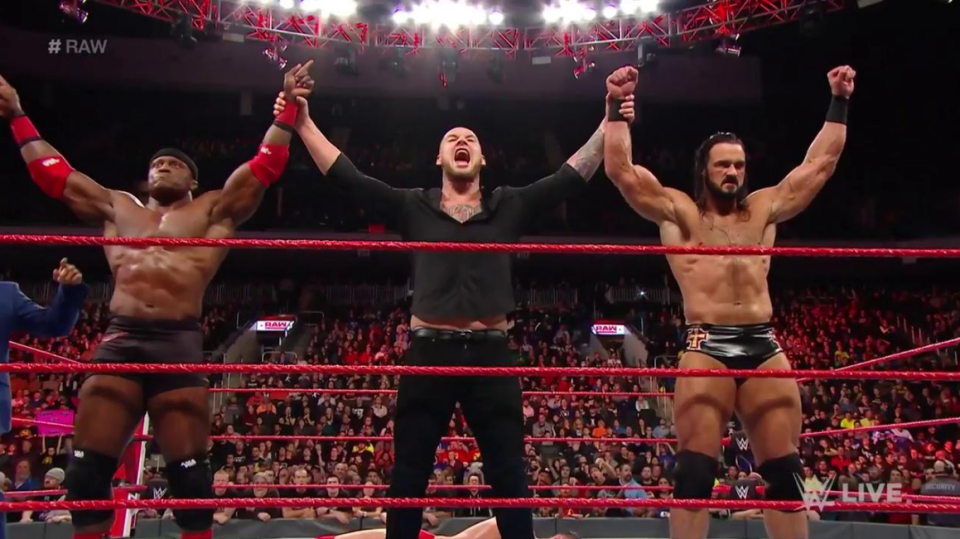 McIntyre and Lashley were a team in the early months of 2019, alongside King Corbin. (Image